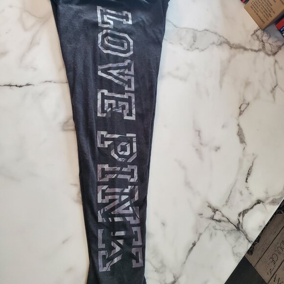 Victoria's Secret Pink Leggings LOVE PINK size XL - Picture 1 of 10